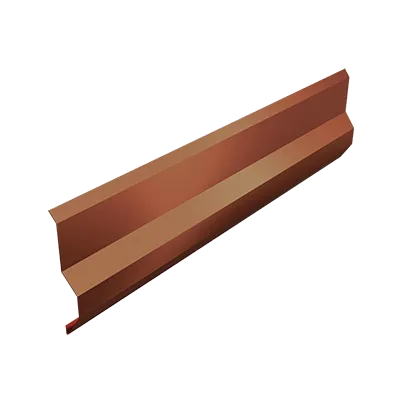 Krycí lišta k oplechování svislých konstrukcí